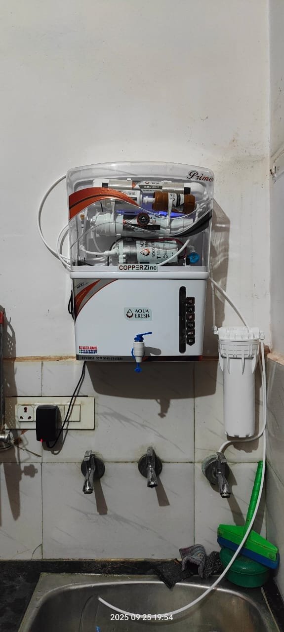 Aquafresh Prime RO+UV+UF+TDS Controller+Copper+Zinc+12 Ltr. Storage Tank With Extra Pre Filter Set - Image 4